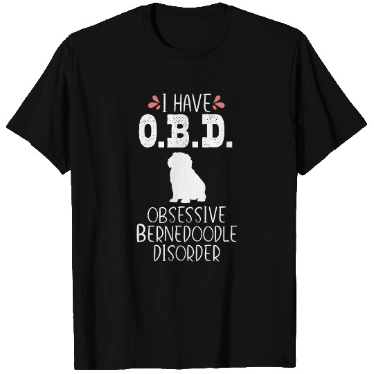 Bernedoodle Mom Funny OBD Puppy Dog Lover Gift Women T-Shirts