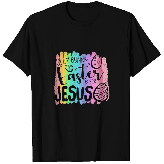 Christian Silly Rabbit Easter Is For Jesus Men Women Easter vintages Christ T-Shirts