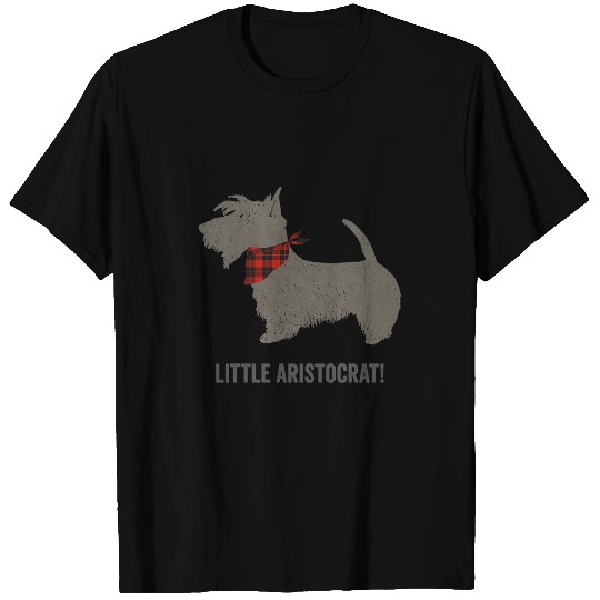 Dog Scottish Terrier funny little aristocrat Scottie dog mom dad T-Shirts