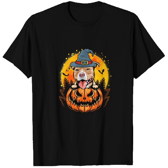 Bully Witch Pumpkin Halloween Costume Toddler Kids Boys 278 Pitbull Dog T-Shirts