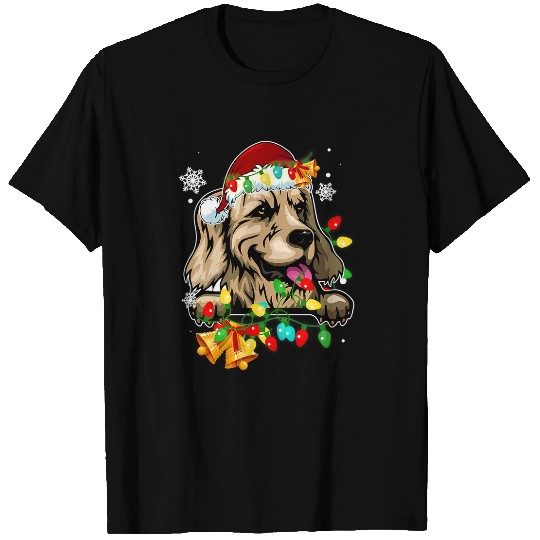 Goldie Lights Funny xmass Dog Lover 361 Golden Retriever Dog T-Shirts