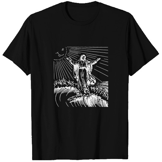 Surf Life Jesus T Cool Christian Surf Tee Vintage T-Shirts