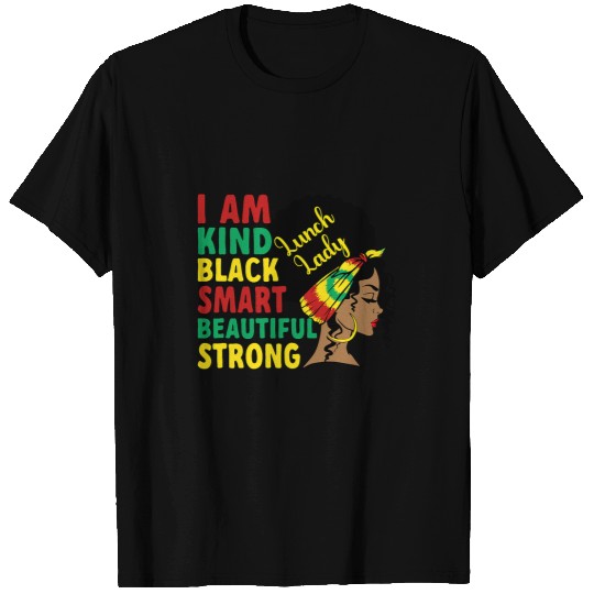 Black Lunch Lady African American Cafeteria Worker T-Shirts