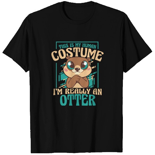 Otters Sea Otter Otters Costume T-Shirts