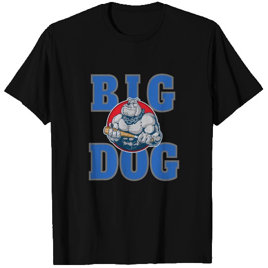 Big Dog Colorful Comic Dog Illustration Novelty Art Design 1 T-Shirts