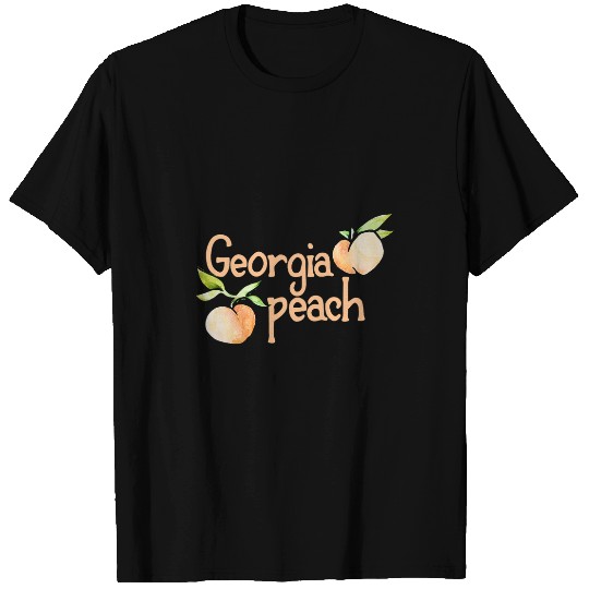 Georgia Peach cute peaches art fun peachy T-Shirts