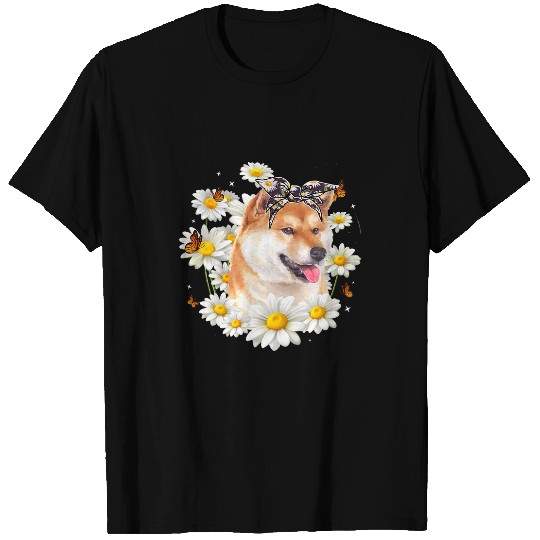 Dog Shiba Inu Daisy Funny Shiba Inu Lovers T-Shirts