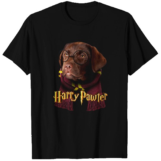 Funny Labrador Lab Dog Funny Chocolate Labrador Dog for Harry P Christmas T-Shirts