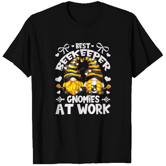 bests Beekeeper For Men And Women Cute Honey Bee Gnomes T-Shirts