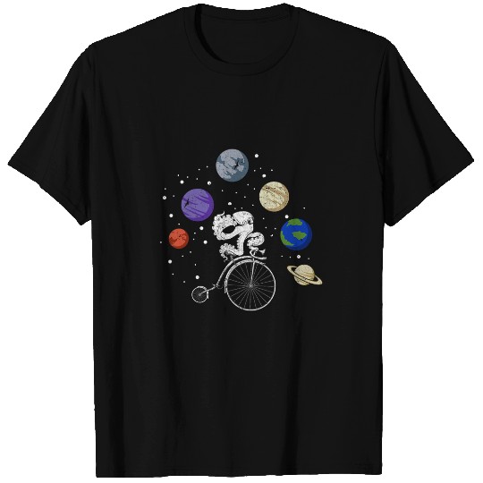 Octopuss Lover Planets Bicycle Kraken Cyclist Ocean Animal Cycling Octopus T-Shirts
