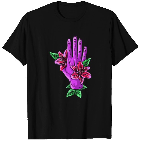 Skeletons Skulls Creepy Zombie Hand Flowers Death Halloween Horror Monster 160 Skull T-Shirts