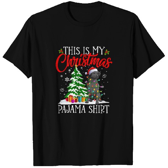 Labrador Lab Dog This Is My Christmas Pajama Black Lab Labrador T-Shirts