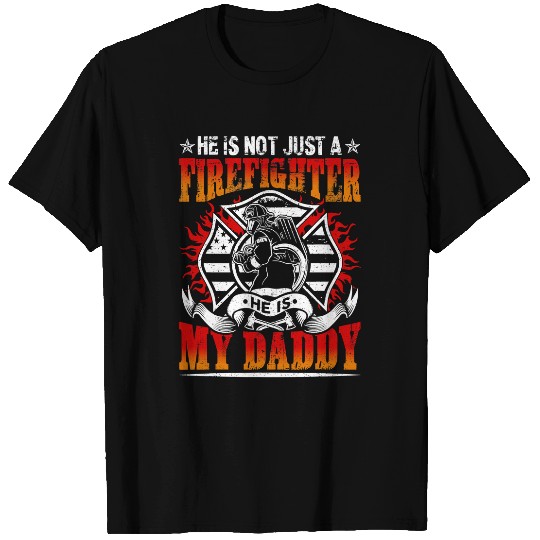 Fireman Firefighter My Daddy Is Firefighter Thin Red Line fires Son Daughter Gift 66 Firemen T-Shirts