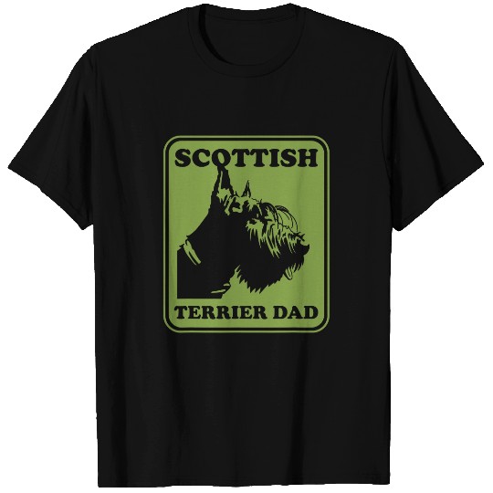 Dog Scottish Terrier Mens Scottish Terrier Dad Scottie Dog Owner Scottish Terrier 2 T-Shirts