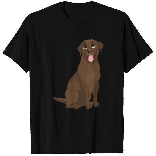 Labrador Lab Dog Chocolate Labrador Retriever Dog T-Shirts