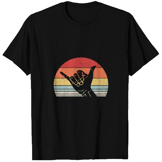 Surf Life vintages Shaka Sign good vibess Hang Loose Hawaii Surfing T-Shirts