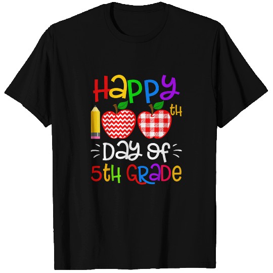 Happy 100th Day of Kindergarten Teacher or Student Gift 2 T-Shirts