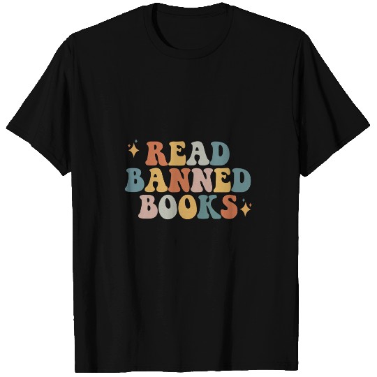 Reading Book Read Banned Books Week Librarian Freadom Reader Nerd Men Reader T-Shirts