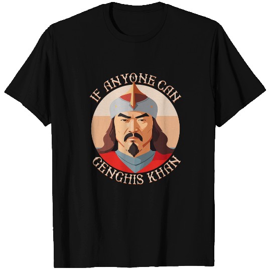Funny Medieval History Teacher Genghis Khan T-Shirts