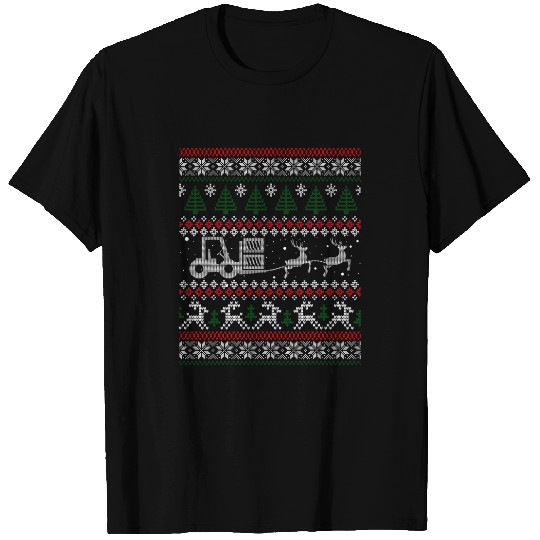Forklift Operator Forklift Driver Forklift Truck Christmas 1 T-Shirts