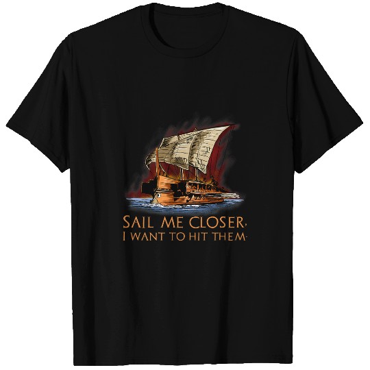 Ancient Greek Trireme Mediterranean Maritime History T-Shirts