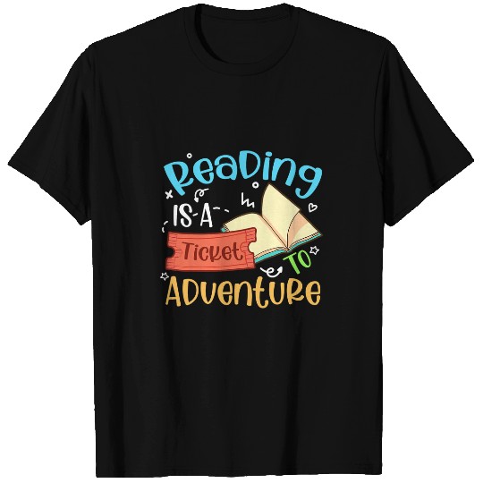 Reading Book Adventure Funny Librarian Bookworm Book Lover Reader T-Shirts