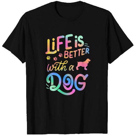 English Springer Spaniel Life is Better with my Dog Mom Dad T-Shirts