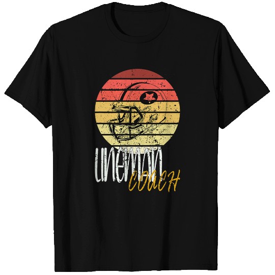 American Football Lineman Coachs 4 T-Shirts