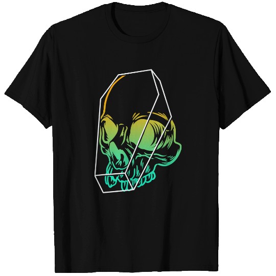 Skeletons Skulls Gothic Skull Coffin Skeletons Halloween Emo Punk Embalmer 713 Skull T-Shirts