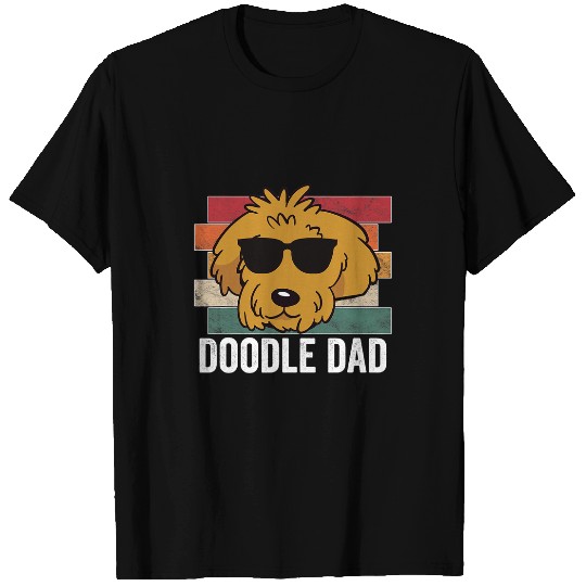 Goldendoodle Dad Retro Apparel Goldendoodle Labradoodle for Men Doodle Dog T-Shirts