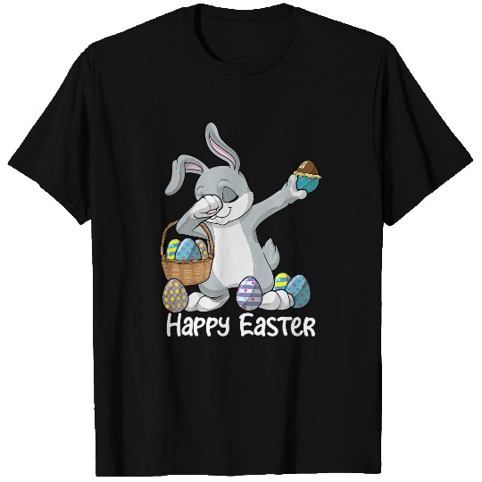 Rabbits Dabbings Rabbit Easter Day Eggs Dab Boys Girls Kid Cute Bunny 1 T-Shirts
