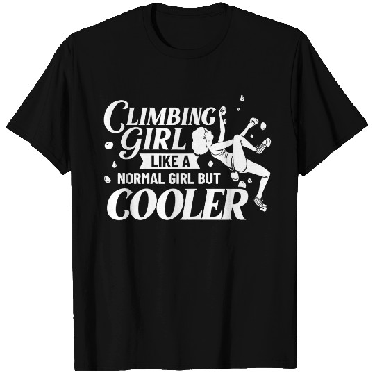 Climbing Climber Rock Climbing Women Indoor Bouldering Girl Wall Training 2 Climb T-Shirts