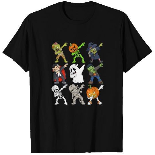 Skeletons Skulls Dabbings Halloween Skeletons Zombie Scary Pumpkin Vampire Boys 220 Skull T-Shirts
