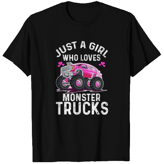 Monster Truck Lovers Just A Girl Who Loves Monster Trucks 53 T-Shirts