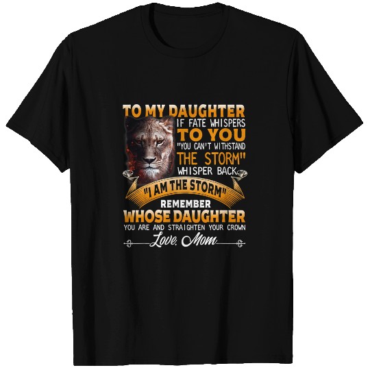 To My Daughter Mom Mothers Day T-Shirts