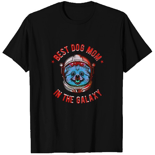 Dog Pomeranian The bests Pomeranian dog Mom in the galaxy Pomeranian3 T-Shirts