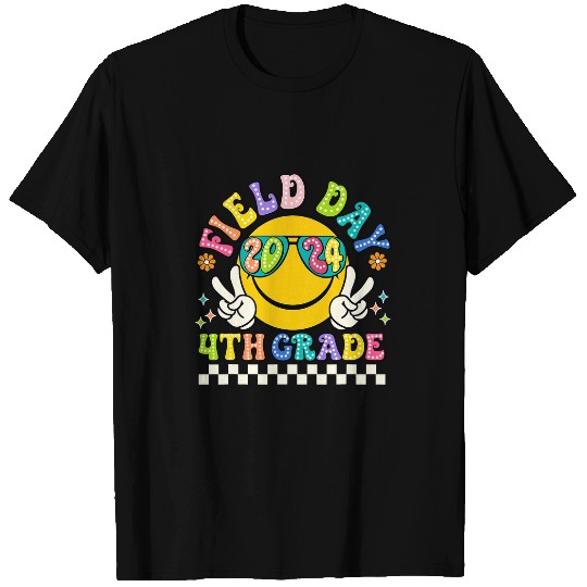 Field Day 2024 4th Fourth Grade Field Trip Teacher Student T-Shirts