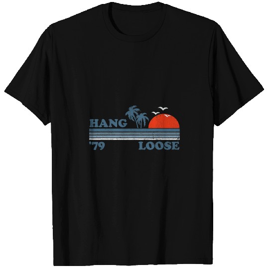 Surf Life vintages Hang Loose Surfing Beach Retro Sunset Surf 70s Gift 1 T-Shirts
