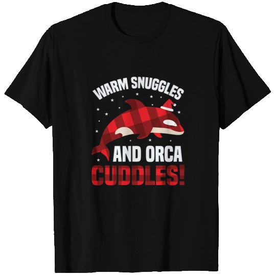 Whales Orca Killer Whale buffalo plaids Christmas Marine Lover Girl 1 T-Shirts