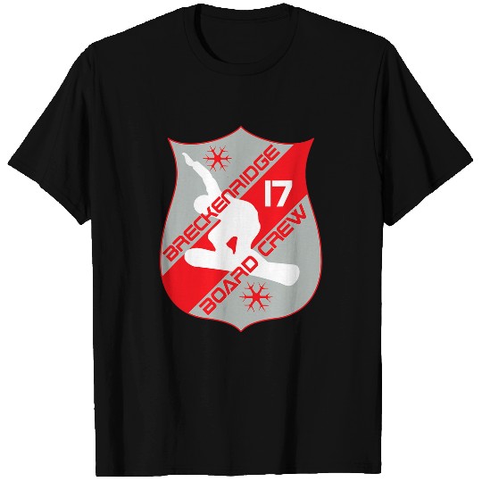 Skiing Ski Breckenridge Colorado Board Crew Snowboarding T-Shirts