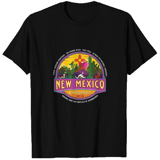 Albuquerque New Mexico USA Balloons Desert Vacation Souvenir T-Shirts