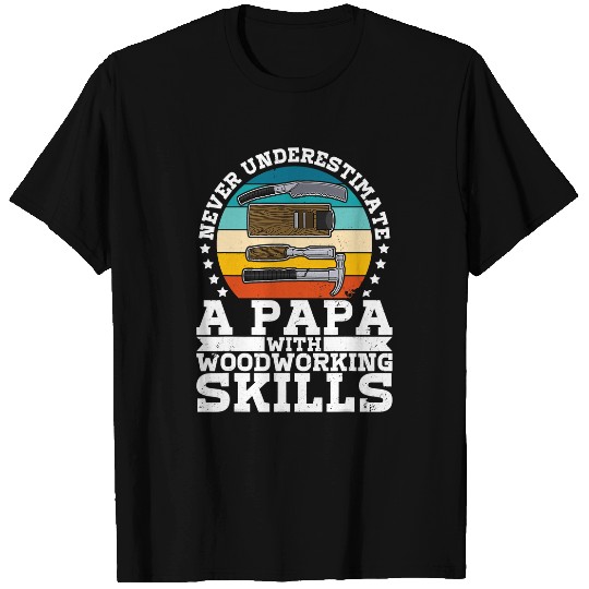 Woodworking joinery carpenter woodworker chainsaw profession 2 Carpenter T-Shirts
