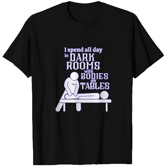 Creepy Job Title Funny Massage Therapist Dark Humor T-Shirts