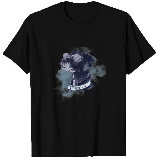 Labrador Lab Dog Black Lab Labrador Retriever Dog with glasses Dog Owner Gift T-Shirts