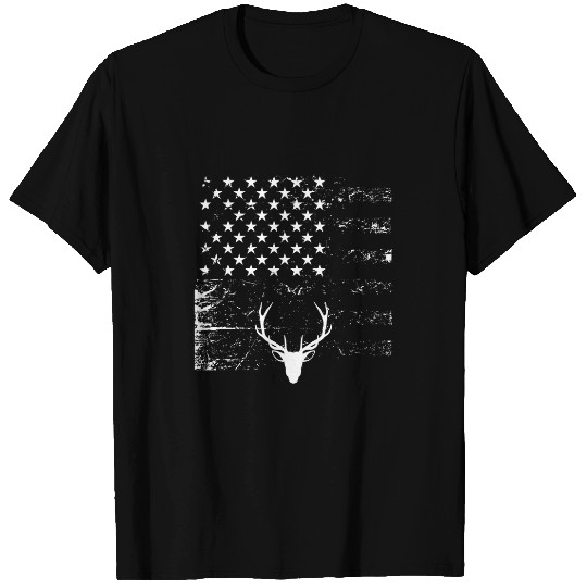 Hunt Hunting Camo Flag American Deer Hunter Patriotic for Men and Women 73 T-Shirts