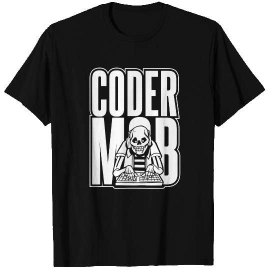 Skeletons Skulls Programmer Skeletons Coder Software Programming Coding Skull T-Shirts