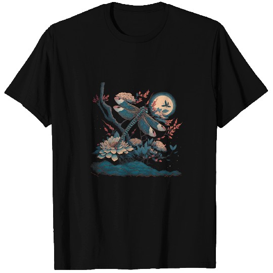 Surrealism Japanese Painting Dragonfly 1 T-Shirts