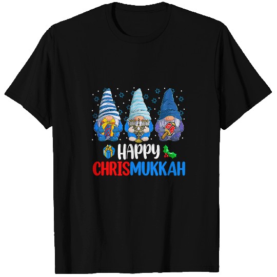 Happy Chrismukkah Gnomes Merry Christmas And Happy Hanukkah193 T-Shirts