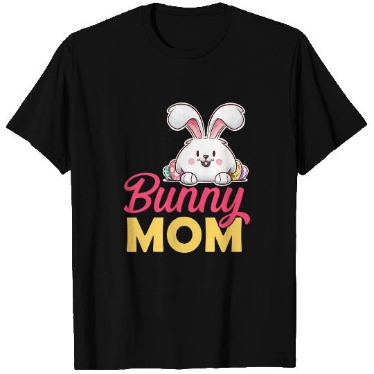 Rabbits Bunny Mom Easter Day Easter Bunny Funny Easter Mothers T-Shirts