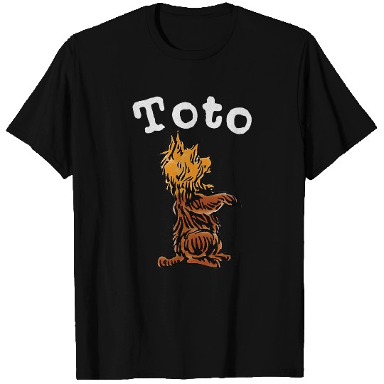 Classic Fairytale Toto the Dog Artvintages Wizard of OZ Toto T-Shirts